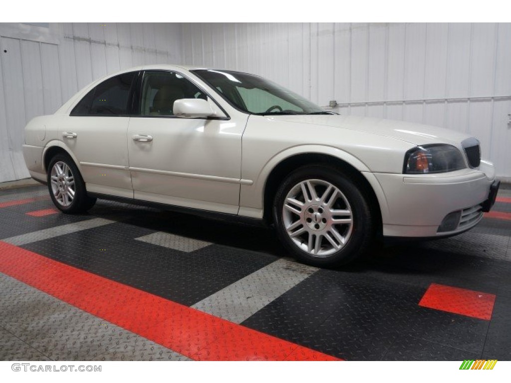 2005 LS V8 - Ceramic White Pearlescent / Camel photo #6