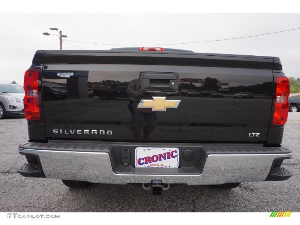 2015 Silverado 1500 LTZ Crew Cab 4x4 - Black / Jet Black photo #6