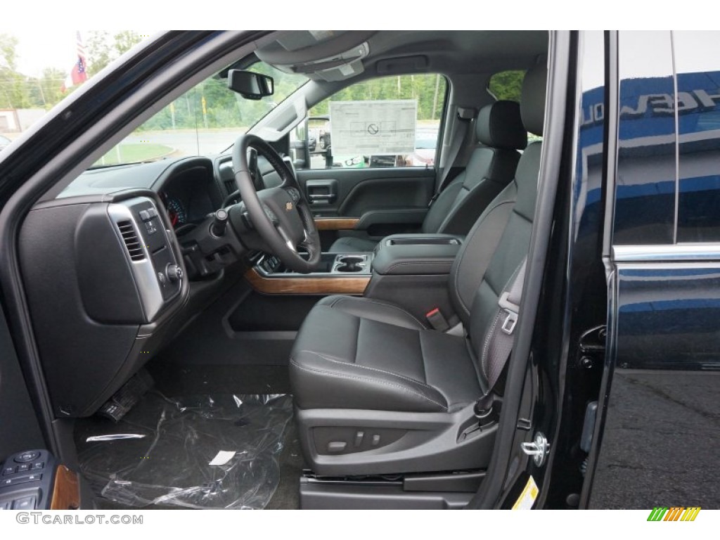 2015 Silverado 1500 LTZ Crew Cab 4x4 - Black / Jet Black photo #9