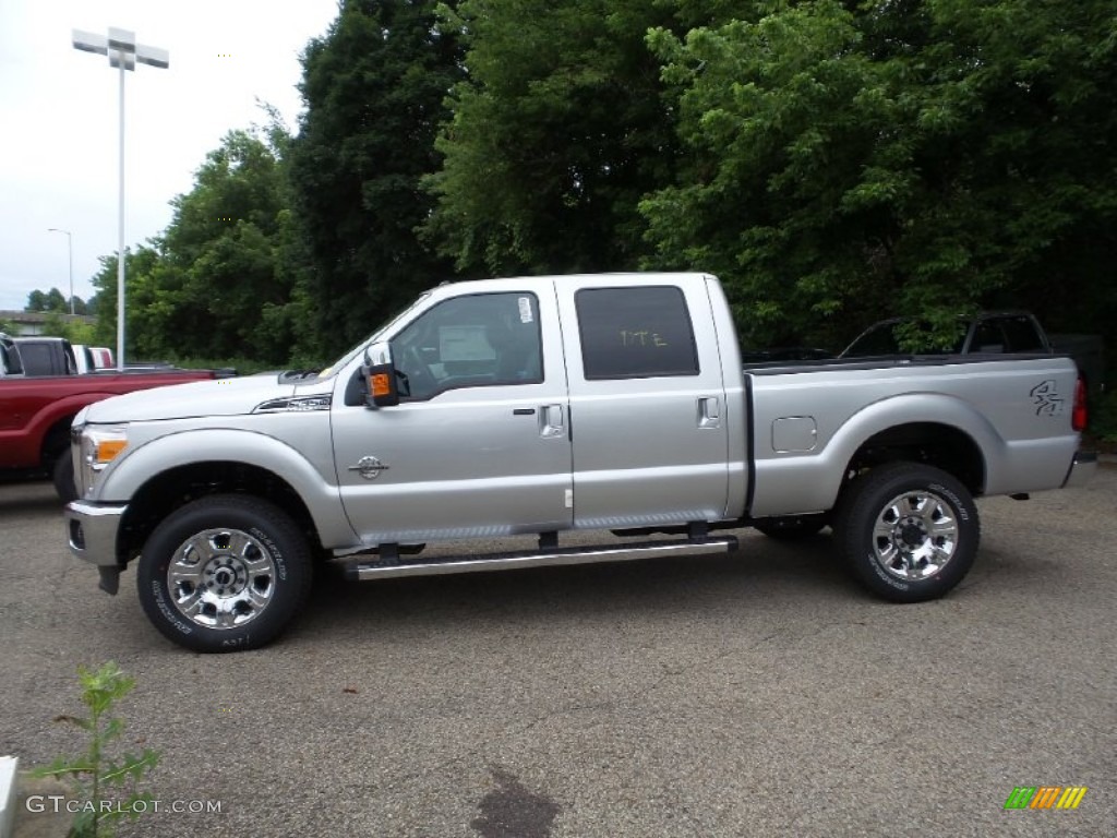 Ingot Silver Metallic 2016 Ford F350 Super Duty Lariat Crew Cab 4x4 Exterior Photo #105230549
