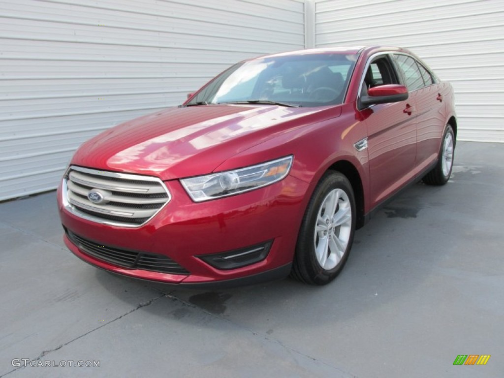 2015 Taurus SEL - Ruby Red Metallic / Charcoal Black photo #7