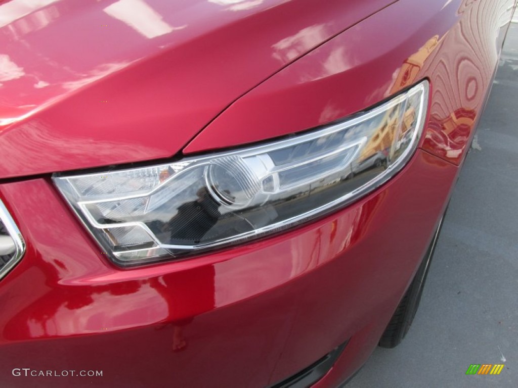 2015 Taurus SEL - Ruby Red Metallic / Charcoal Black photo #9