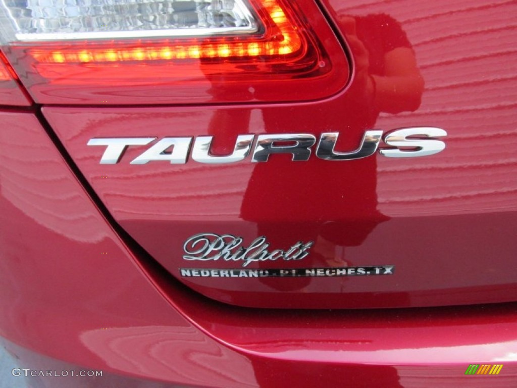 2015 Taurus SEL - Ruby Red Metallic / Charcoal Black photo #13