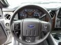 2016 Ford F350 Super Duty Black Interior Steering Wheel Photo