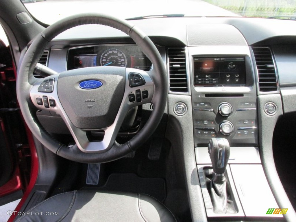 2015 Ford Taurus SEL Charcoal Black Dashboard Photo #105230958