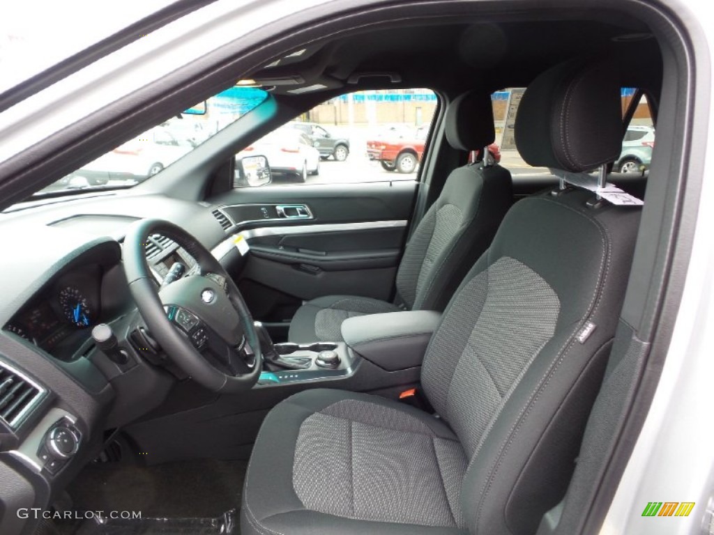 Ebony Black Interior 2016 Ford Explorer XLT 4WD Photo #105231164