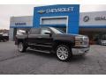 2015 Black Chevrolet Silverado 1500 LTZ Crew Cab 4x4  photo #1