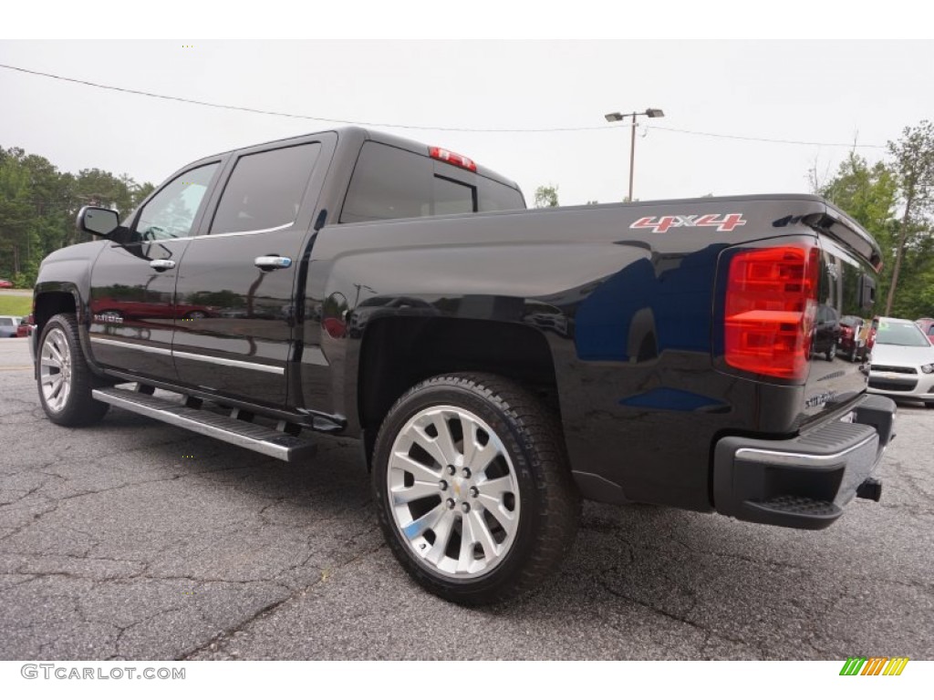 2015 Silverado 1500 LTZ Crew Cab 4x4 - Black / Cocoa/Dune photo #5