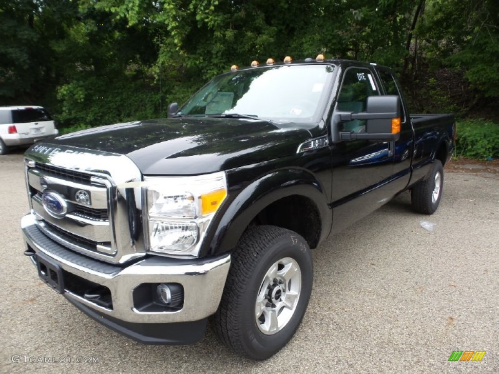 Shadow Black 2016 Ford F250 Super Duty XLT Super Cab 4x4 Exterior Photo #105231431