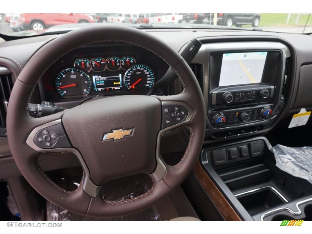 2015 Silverado 1500 LTZ Crew Cab 4x4 - Black / Cocoa/Dune photo #10