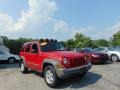2005 Flame Red Jeep Liberty Sport 4x4  photo #9