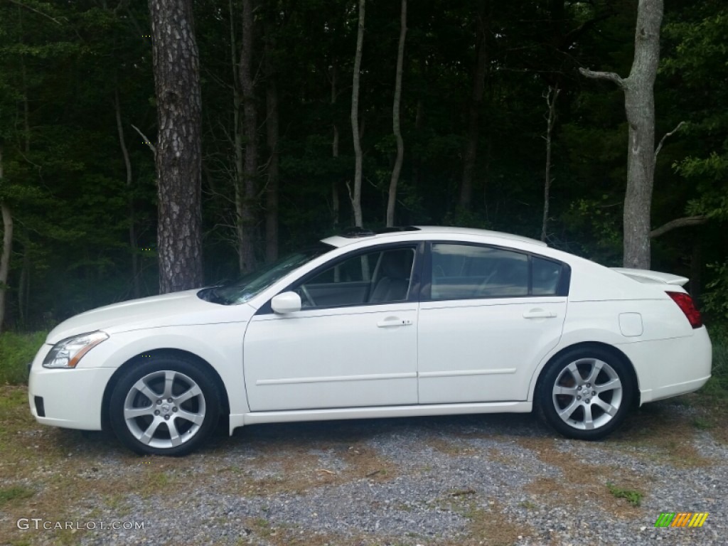 Winter Frost Pearl 2007 Nissan Maxima 3.5 SL Exterior Photo #105232193
