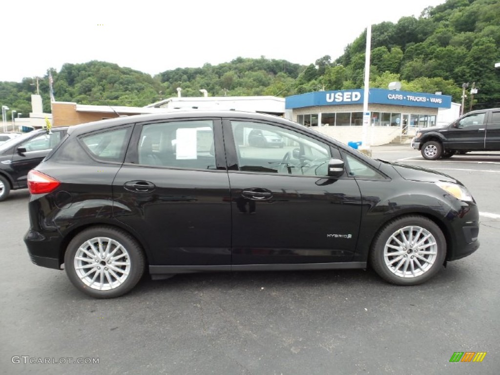 2015 C-Max Hybrid SE - Tuxedo Black Metallic / Charcoal Black photo #1