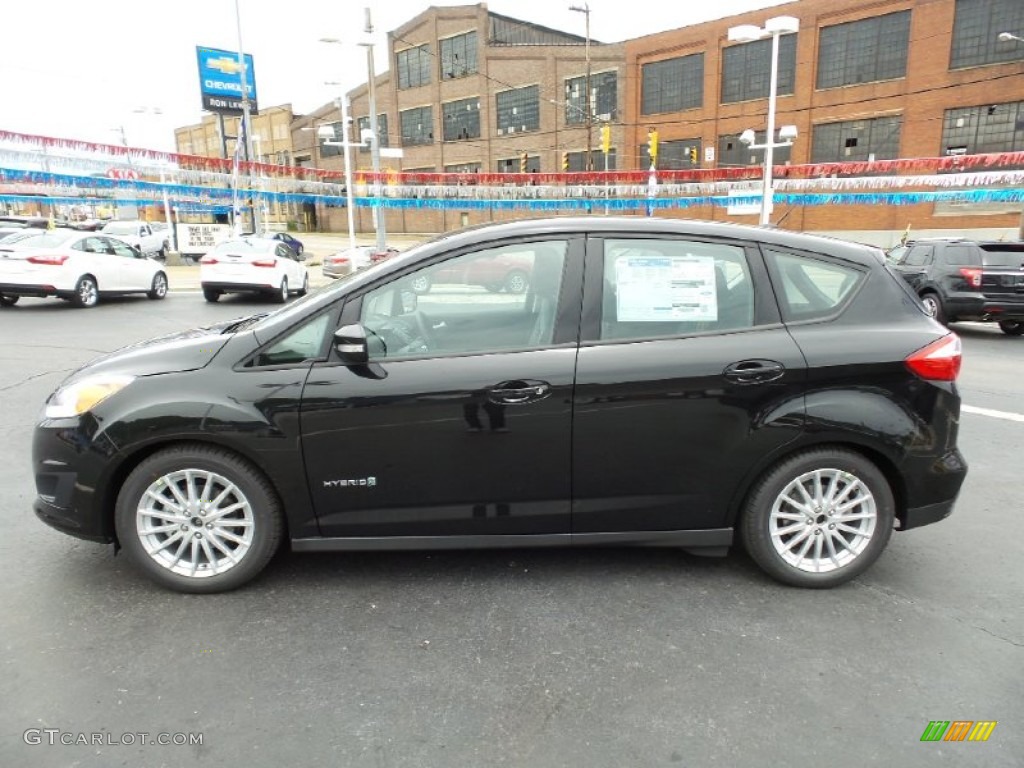 2015 C-Max Hybrid SE - Tuxedo Black Metallic / Charcoal Black photo #6