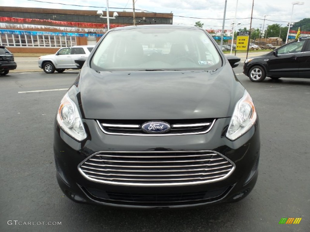 2015 C-Max Hybrid SE - Tuxedo Black Metallic / Charcoal Black photo #8