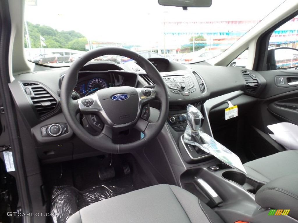 2015 C-Max Hybrid SE - Tuxedo Black Metallic / Charcoal Black photo #13