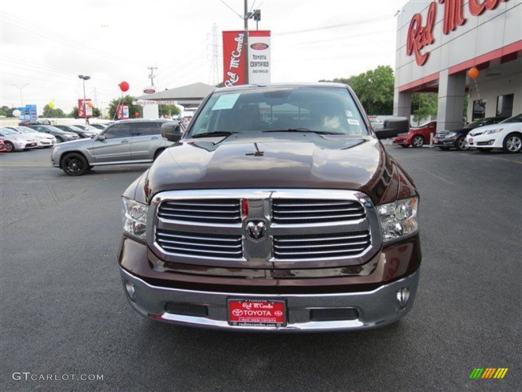 2013 1500 SLT Quad Cab - Western Brown Pearl / Canyon Brown/Light Frost Beige photo #2