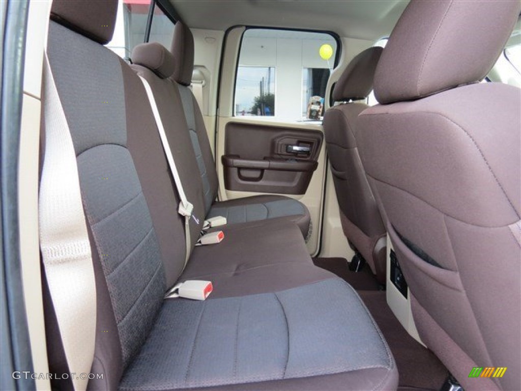 2013 1500 SLT Quad Cab - Western Brown Pearl / Canyon Brown/Light Frost Beige photo #16