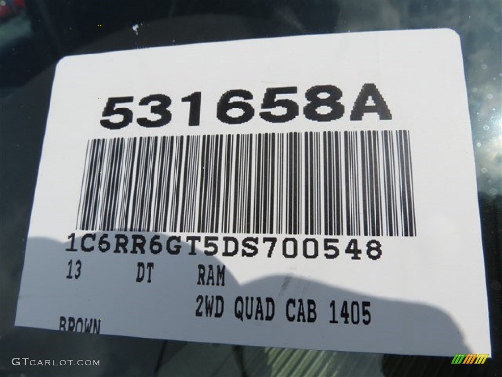 2013 1500 SLT Quad Cab - Western Brown Pearl / Canyon Brown/Light Frost Beige photo #24