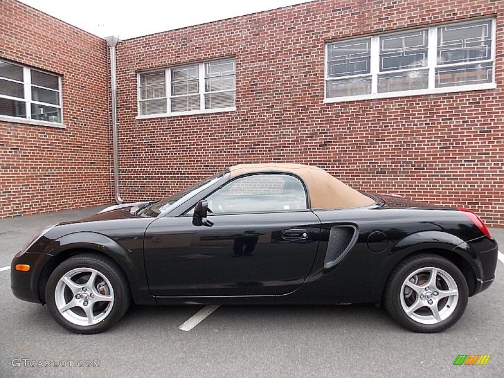 2002 MR2 Spyder Roadster - Black / Tan photo #2