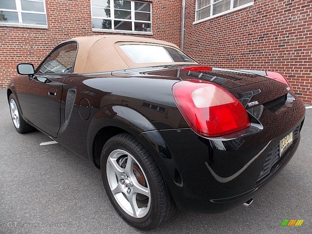 2002 MR2 Spyder Roadster - Black / Tan photo #3