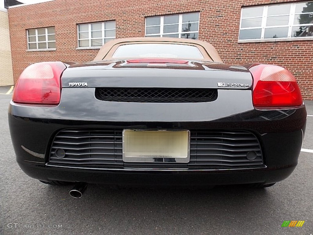 2002 MR2 Spyder Roadster - Black / Tan photo #4