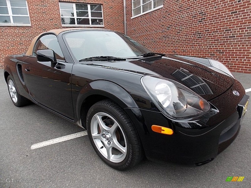 2002 MR2 Spyder Roadster - Black / Tan photo #8