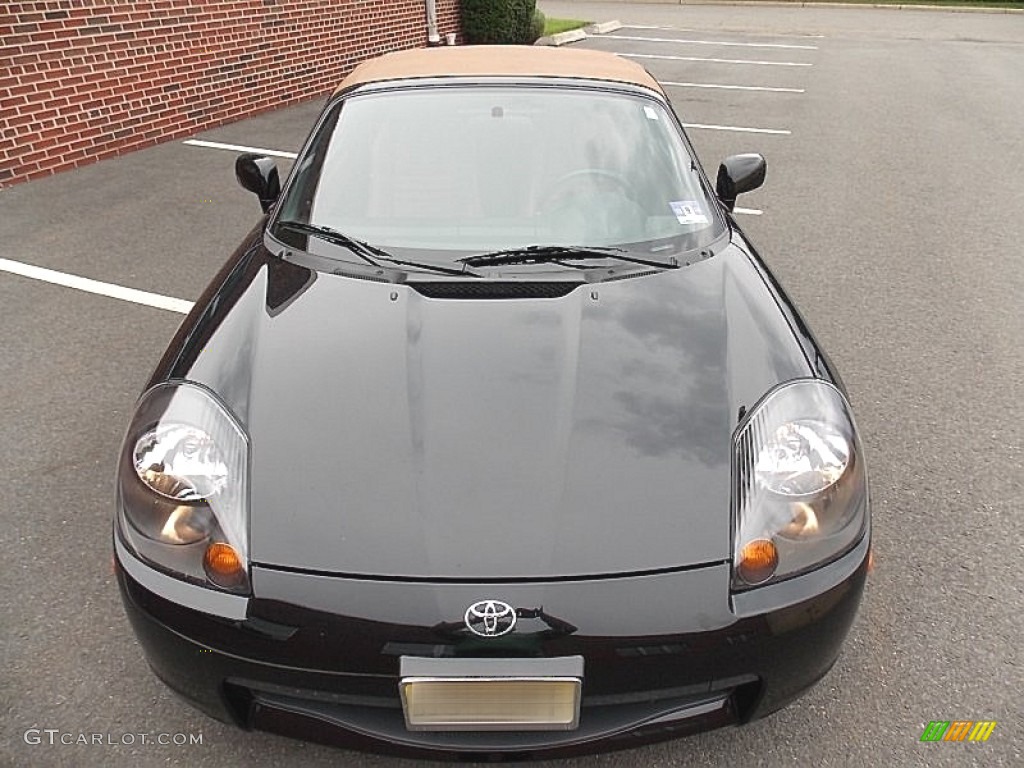 2002 MR2 Spyder Roadster - Black / Tan photo #10