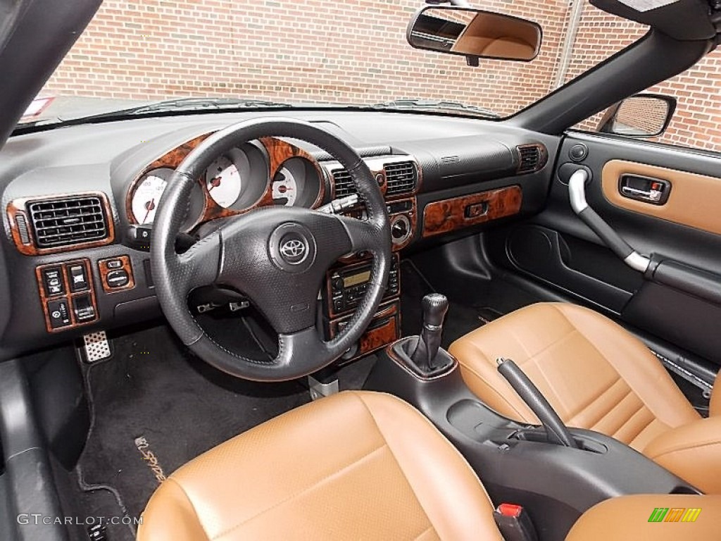 2002 MR2 Spyder Roadster - Black / Tan photo #18