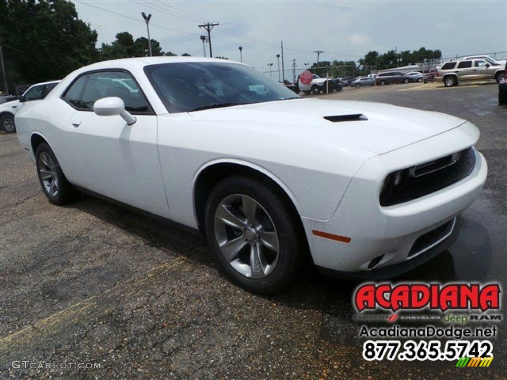 2015 Challenger SXT - Bright White / Black/Tungsten photo #4