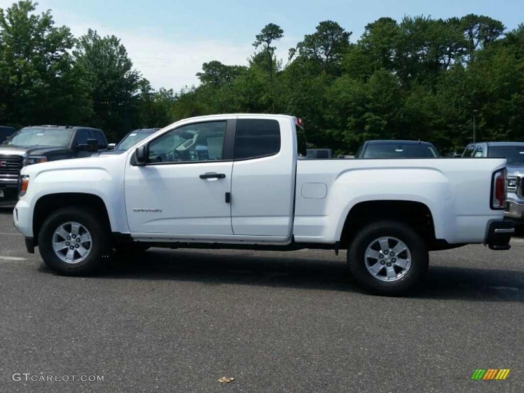 Summit White 2015 GMC Canyon Extended Cab Exterior Photo #105240257