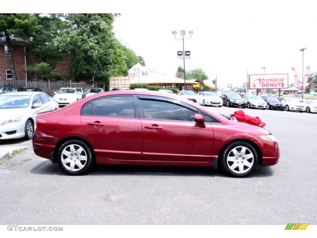 Tango Red Pearl 2006 Honda Civic LX Sedan Exterior Photo #105241694