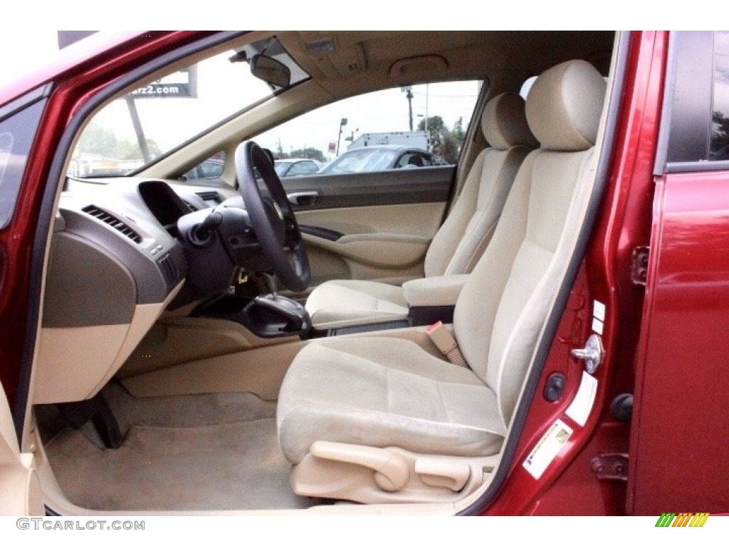 Gray Interior 2006 Honda Civic LX Sedan Photo #105241757