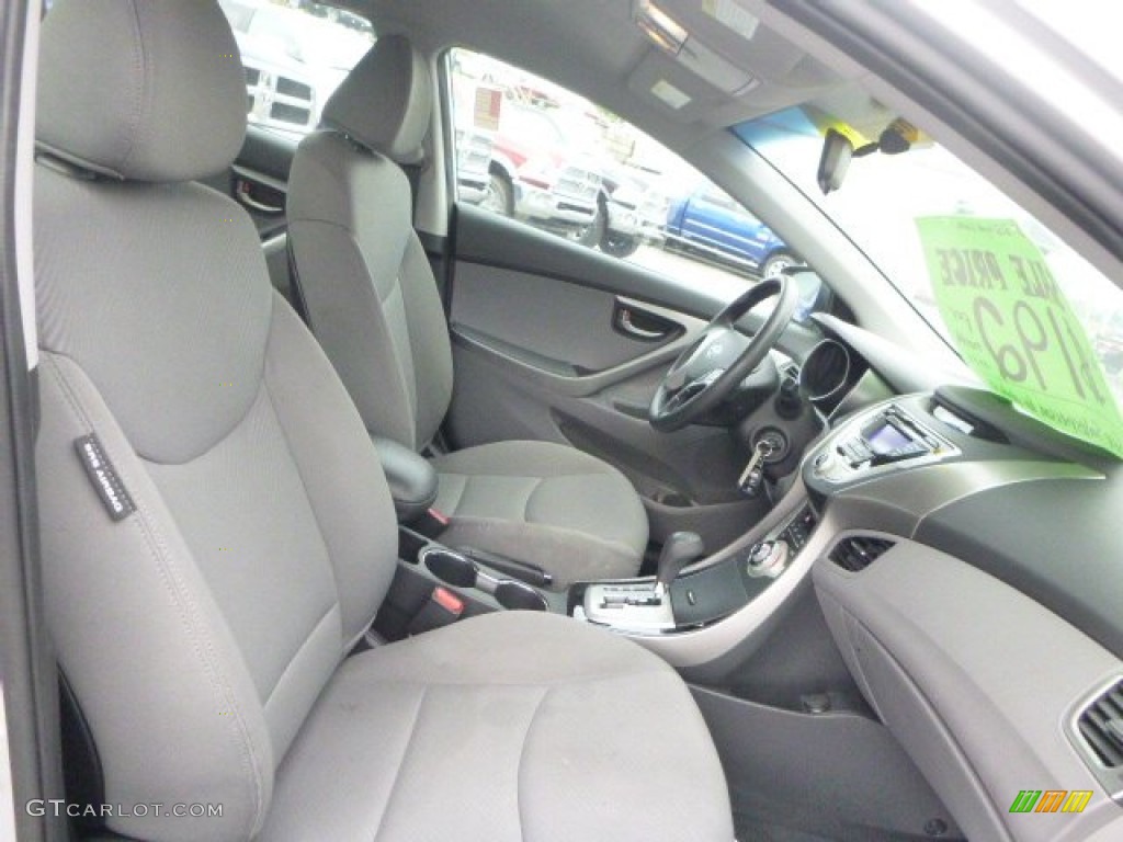 2012 Elantra GLS - Silver / Gray photo #9