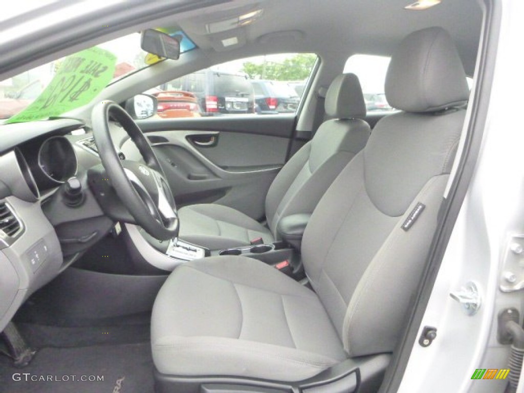 2012 Elantra GLS - Silver / Gray photo #12