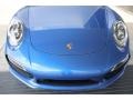 2015 Sapphire Blue Metallic Porsche 911 Turbo Cabriolet  photo #2
