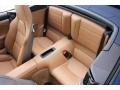 2015 Porsche 911 Espresso/Cognac Natural Leather Interior Rear Seat Photo