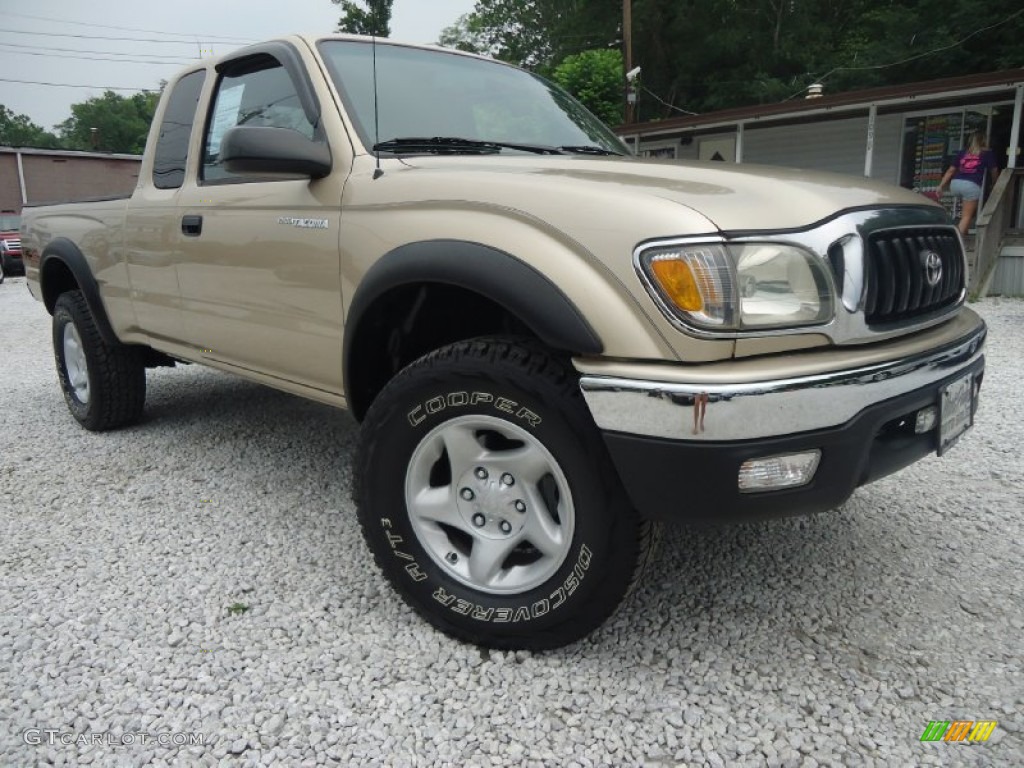 2003 Tacoma Xtracab 4x4 - Mystic Gold Metallic / Oak photo #8