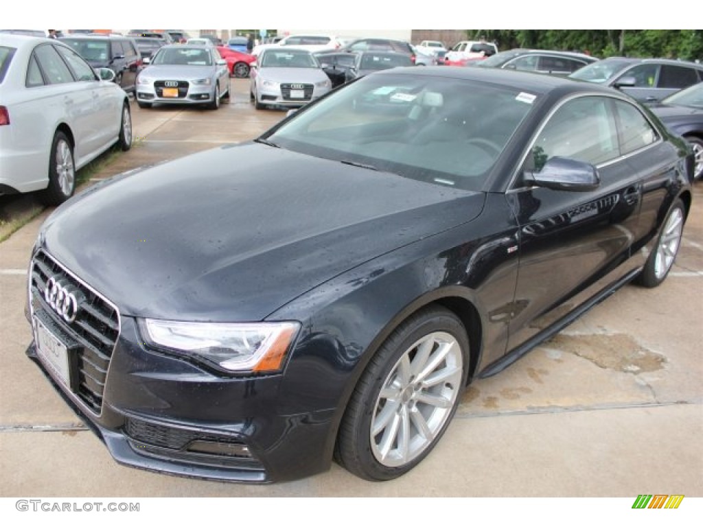 Moonlight Blue Metallic 2015 Audi A5 Premium Plus quattro Coupe Exterior Photo #105244436