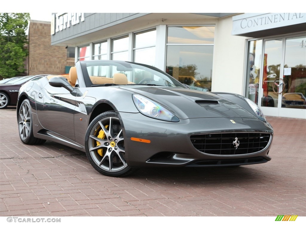 2010 California  - Grigio Silverstone (Dark Grey Metallic) / Beige photo #1