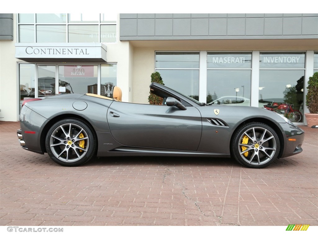 2010 California  - Grigio Silverstone (Dark Grey Metallic) / Beige photo #2