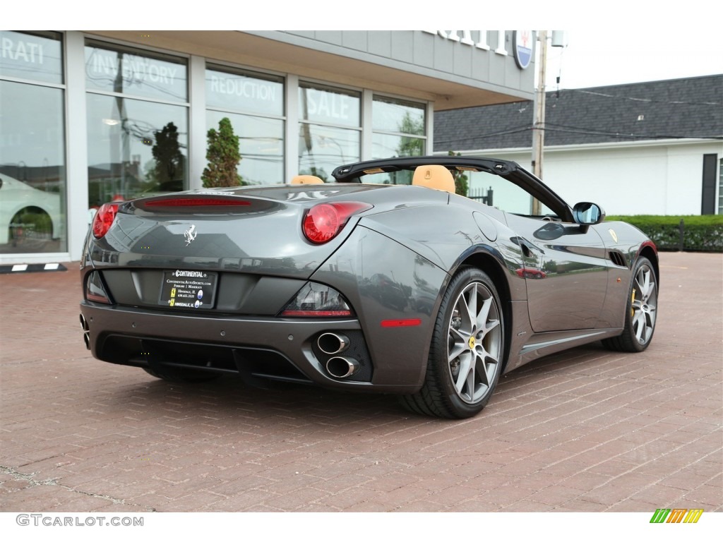 2010 California  - Grigio Silverstone (Dark Grey Metallic) / Beige photo #3