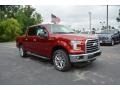 2015 Ruby Red Metallic Ford F150 XLT SuperCrew 4x4  photo #3