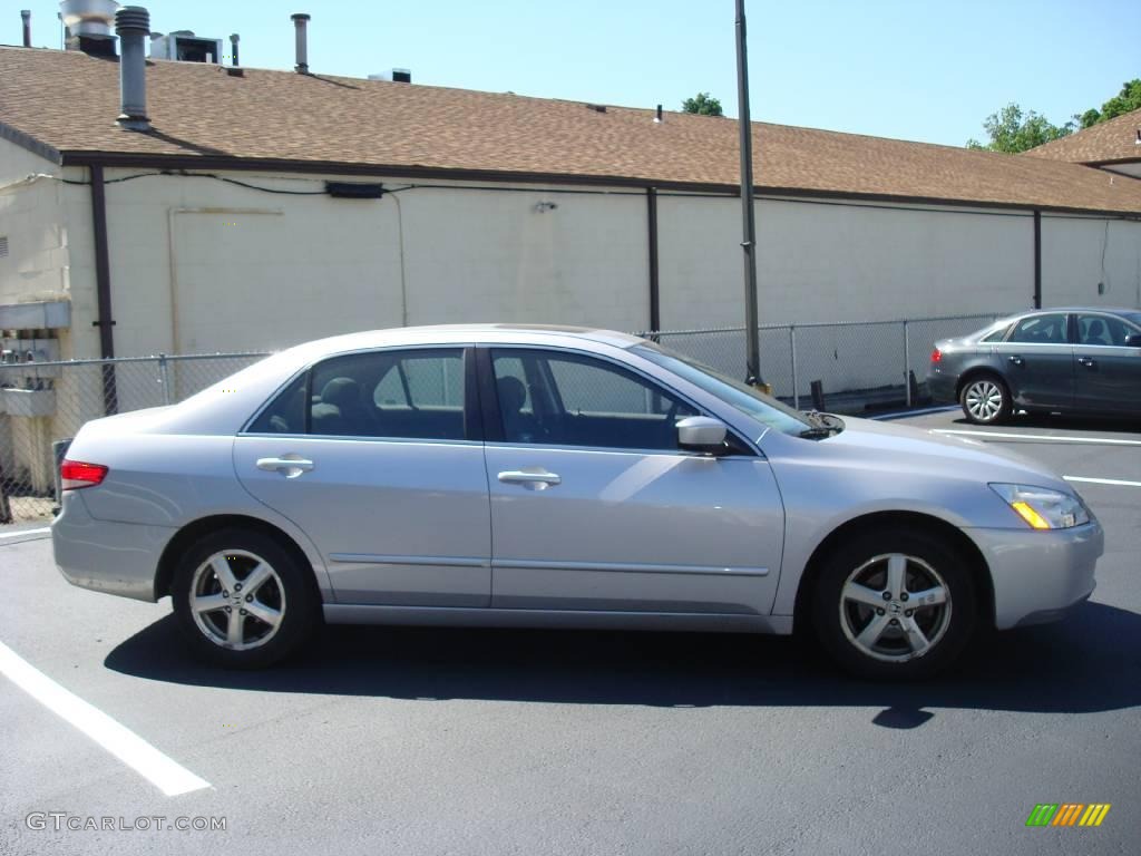 2003 Accord EX-L Sedan - Satin Silver Metallic / Black photo #5