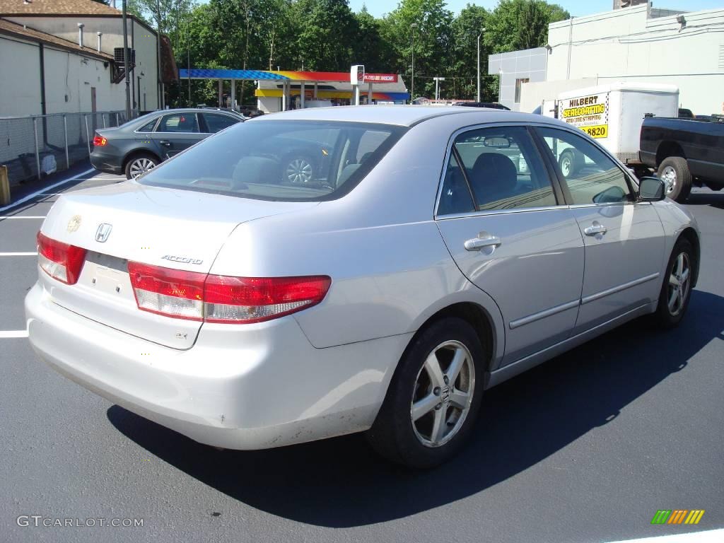 2003 Accord EX-L Sedan - Satin Silver Metallic / Black photo #6