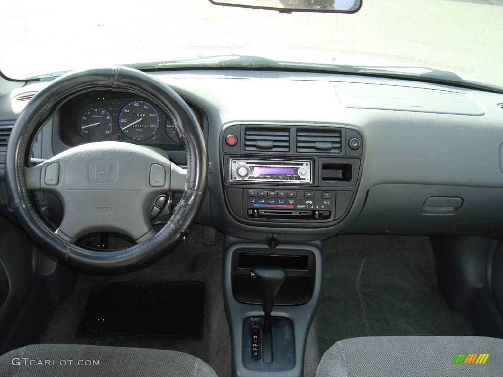 1998 Civic LX Sedan - Vogue Silver Metallic / Gray photo #22