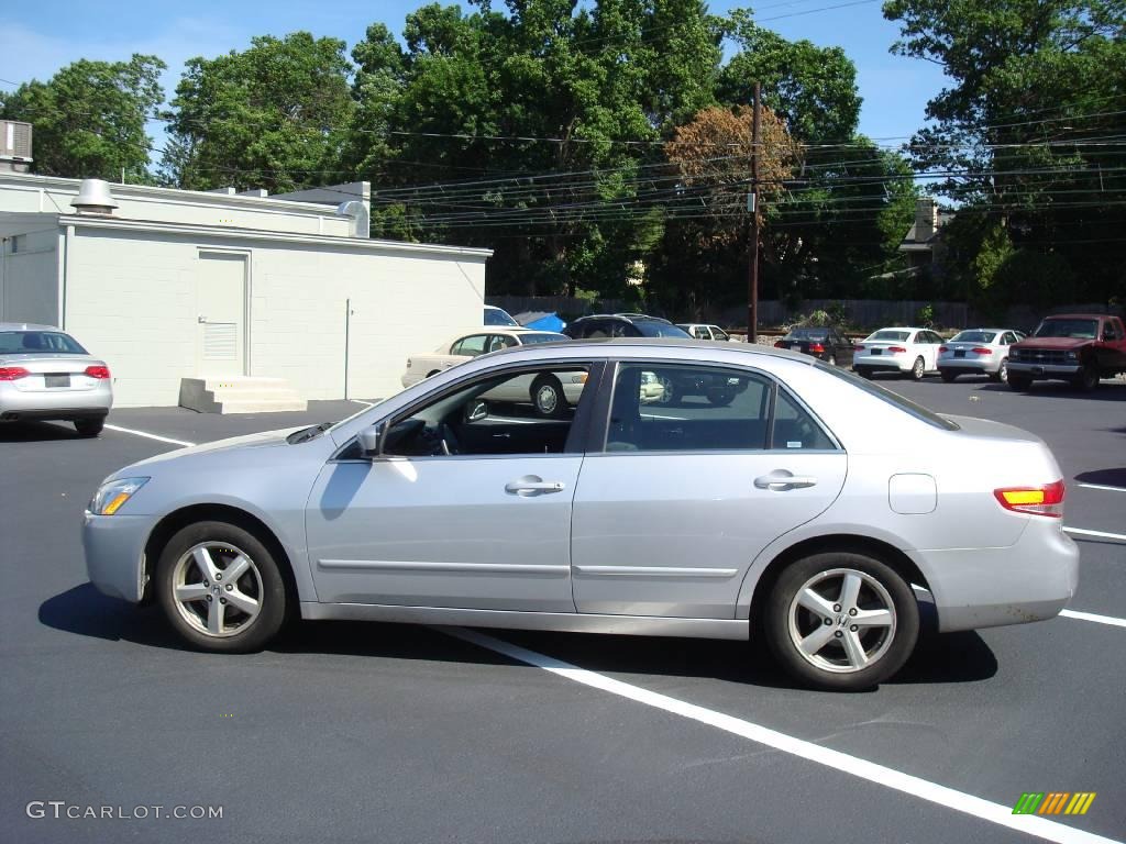 2003 Accord EX-L Sedan - Satin Silver Metallic / Black photo #9