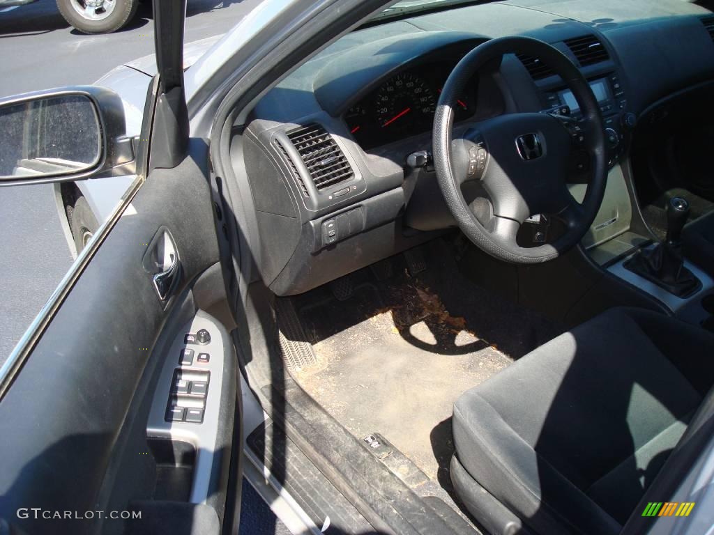 2003 Accord EX-L Sedan - Satin Silver Metallic / Black photo #11