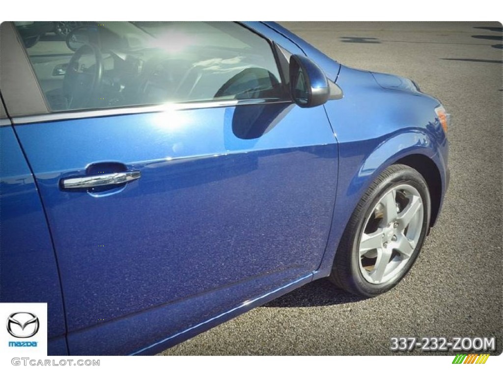 2014 Sonic LTZ Sedan - Blue Topaz Metallic / Jet Black/Dark Titanium photo #8