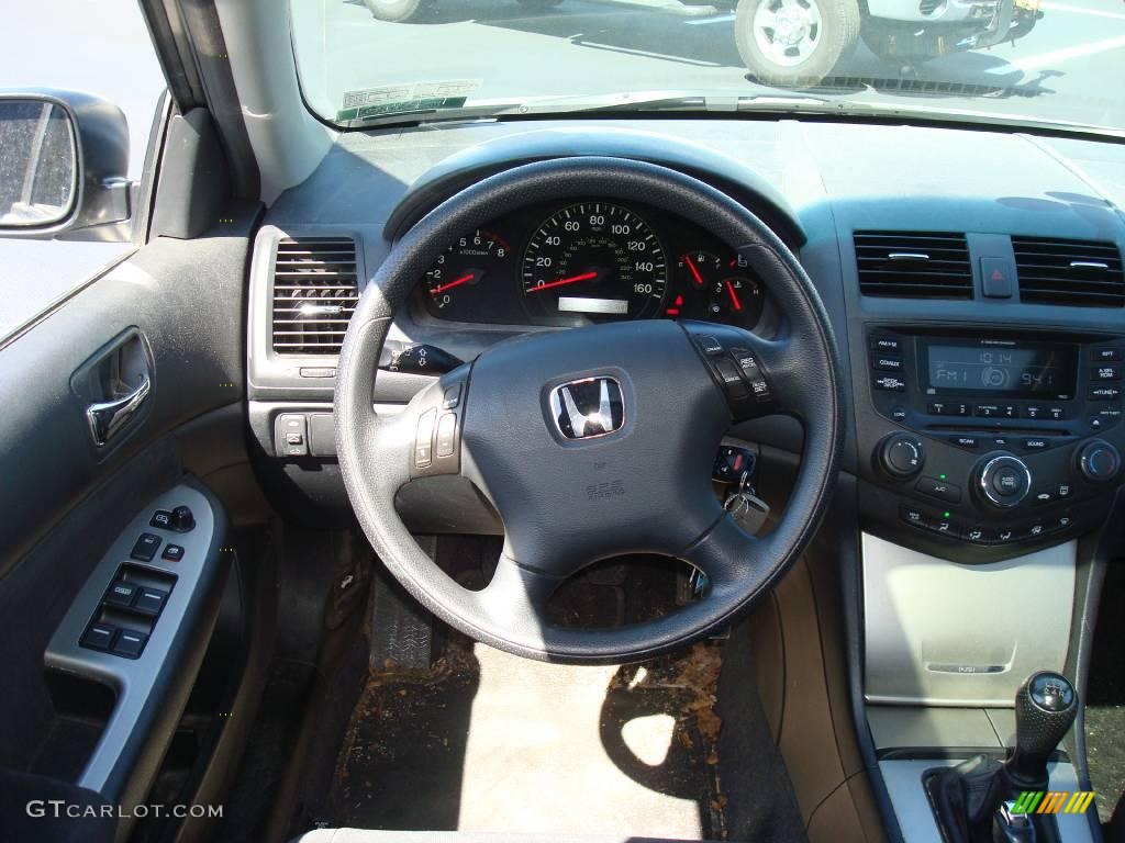 2003 Accord EX-L Sedan - Satin Silver Metallic / Black photo #22